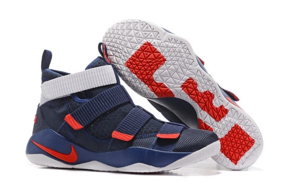 Nike Lebron Soldier XI 11 "Usa" Marine Blanc Rouge