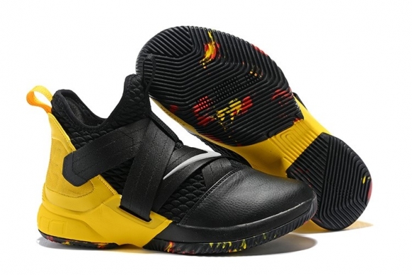 Nike Lebron Soldier XII 12 Blac Yellow