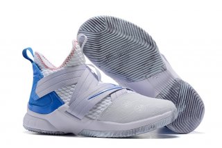Nike Lebron Soldier XII 12 Blanc Bleu