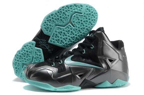 Nike Lebron XI 11 "Carbon" Vert Noir