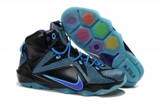 Nike Lebron XII 12 Noir Bleu Pourpre