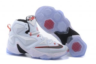 Nike Lebron XIII 13 Blanc Rouge Noir