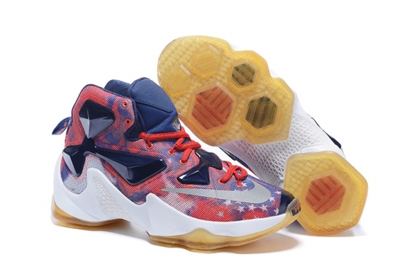 Nike Lebron XIII 13 "Usa" Rouge Marine Blanc