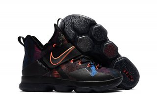 Nike Lebron XIV 14 Enfant Noir Rouge Bleu