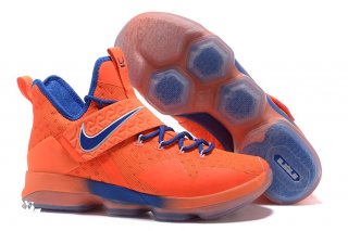 Nike Lebron XIV 14 "Hardwood Classics" Pe Orange Bleu