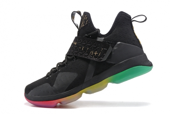 Nike Lebron XIV 14 Rise And Shine Noir Vert Rouge