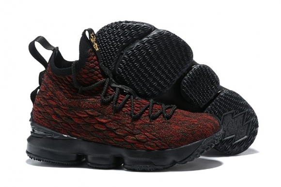 Nike Lebron XV 15 Black Red Multcolor