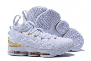 Nike Lebron XV 15 Blanc Or