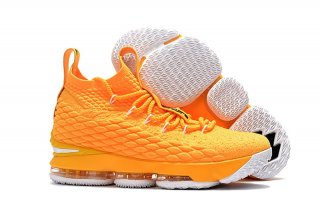 Nike Lebron XV 15 Enfant Jaune Blanc