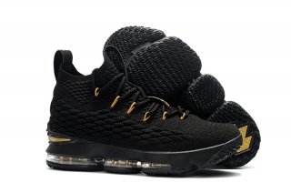 Nike Lebron XV 15 Enfant Noir Or