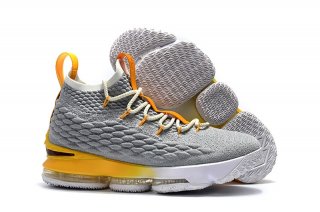 Nike Lebron XV 15 Gris Jaune