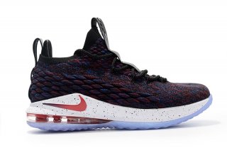 Nike Lebron XV 15 Low Multicolore Rouge Blanc (ao1755-900)