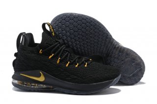 Nike Lebron XV 15 Low Noir Or