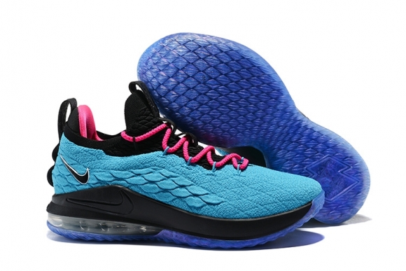 Nike Lebron XV 15 Low "South Beach" Bleu Rose