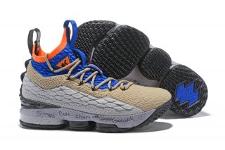 Nike Lebron XV 15 "Mowabb" Gris Bleu Orange (ar4831-900)