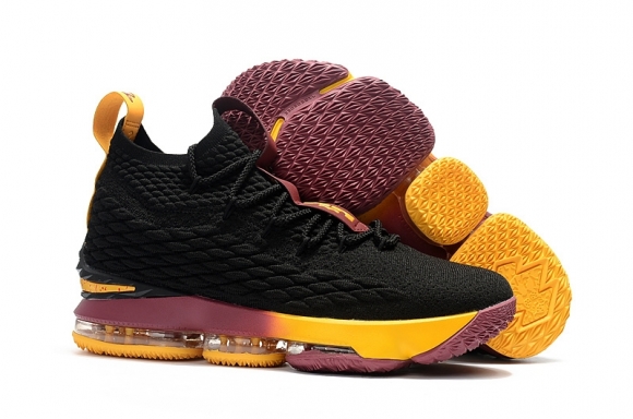 Nike Lebron XV 15 Noir Pourpre Jaune