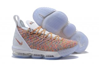 Nike Lebron XVI 16 Blanc Multicolore