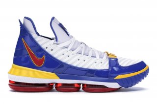 Nike Lebron XVI 16 "Superman Superbron" Blanc Bleu Rouge (cd2451-100/cd2450-100)