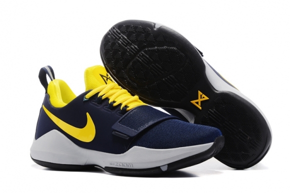 Nike PG 1 Marine Jaune Blanc