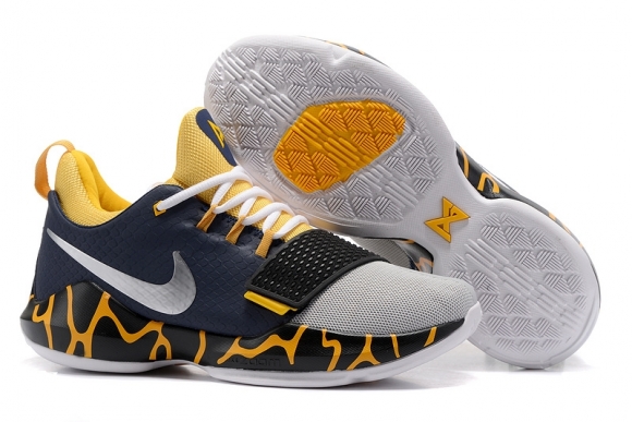 Nike PG 1 Marine Yellow Silver