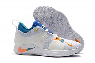 Nike PG 2 Blanc Orange Bleu