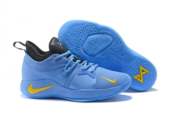 Nike PG 2 Bleu Jaune