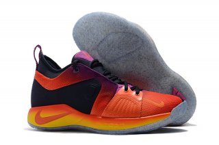 Nike PG 2 Orange Rouge Noir Pourpre