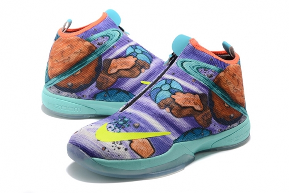 Nike Zoom Kobe Icon "Easter" Pourpre Jaune