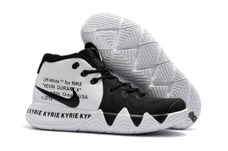 Off-White X Nike Kyrie IV 4 Noir Blanc