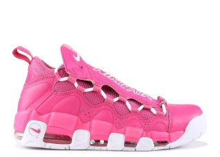 Sneaker Room X Air More Money Qs "Breast Cancer Awareness" Rose Blanc (aj7383-600)
