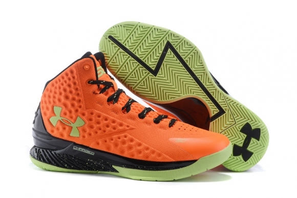 Under Armour Curry 1 "Bolt Orange" Orange Noir