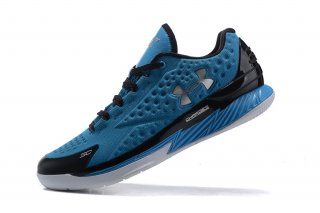 Under Armour Curry 1 Low Bleu Noir