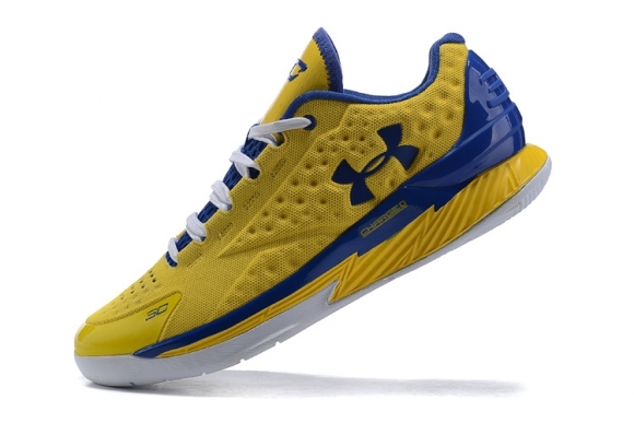 Under Armour Curry 1 Low Jaune Bleu