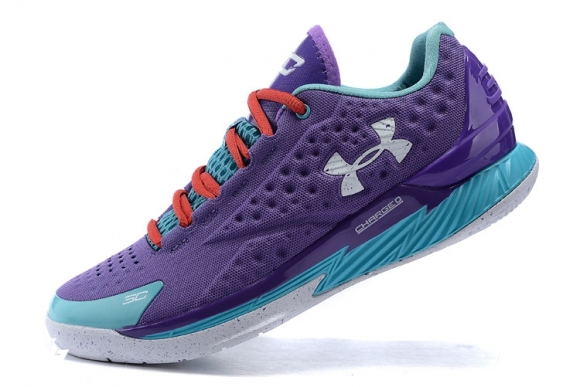 Under Armour Curry 1 Low Pourpre Bleu Rouge