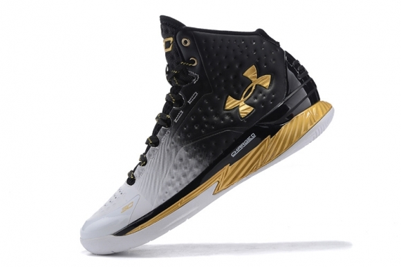 Under Armour Curry 1 "Mvp" Blanc Noir Métallique Or