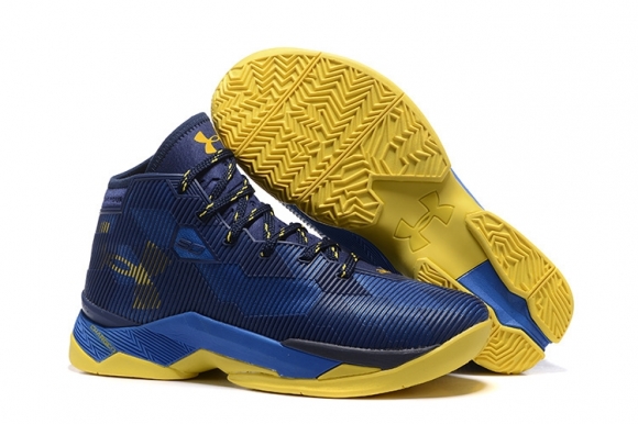 Under Armour Curry 2.5 "Dub Nation" Marine Bleu Jaune