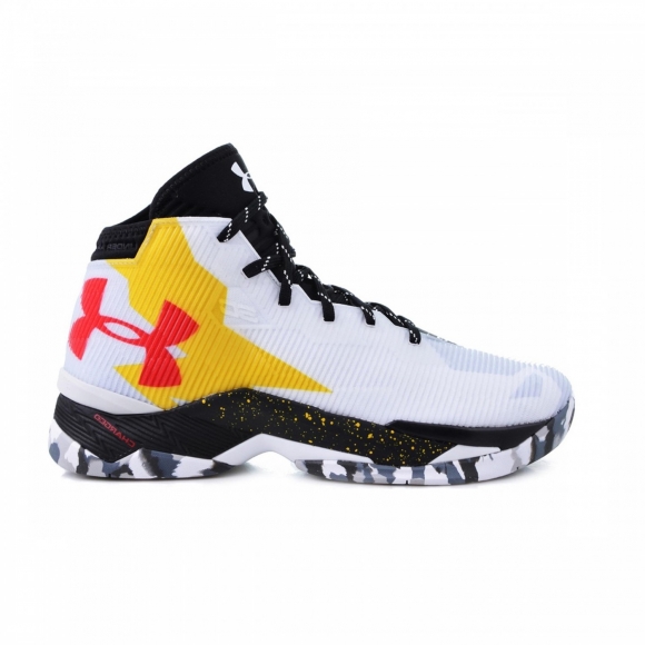 Under Armour Curry 2.5 "Maryland" Blanc Jaune Rouge