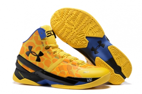 Under Armour Curry 2 "Giraffe" Jaune Noir Bleu