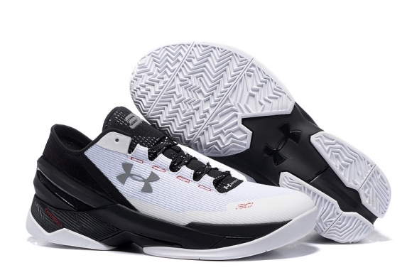 Under Armour Curry 2 Low Blanc Noir