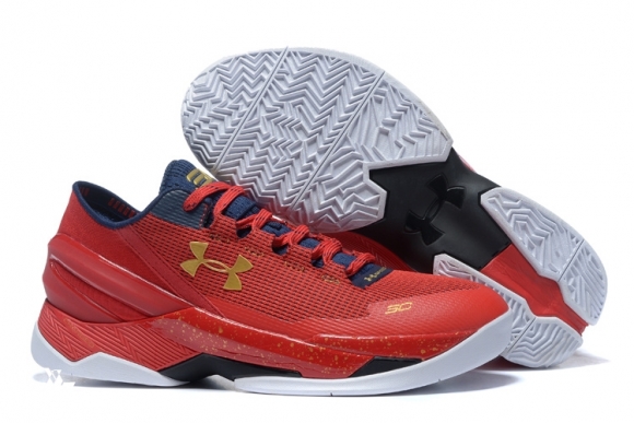 Under Armour Curry 2 Low Rouge Or