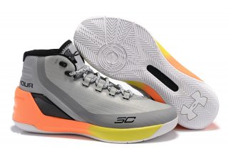 Under Armour Curry 3 Gris Orange Jaune