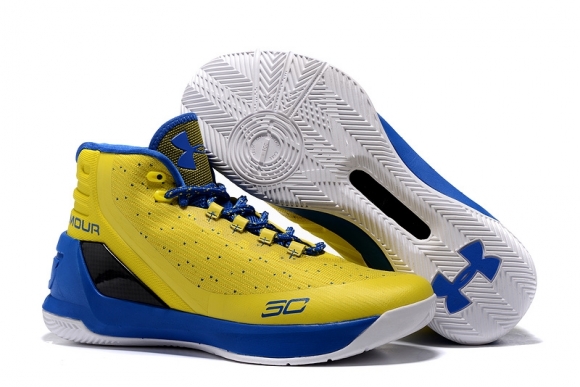 Under Armour Curry 3 Jaune Blanc