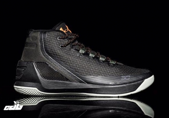 Under Armour Curry 3 Noir Or