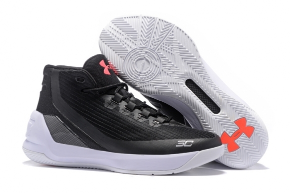 Under Armour Curry 3 Noir Rose Blanc