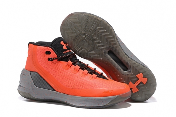 Under Armour Curry 3 Orange Gris Noir