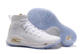 Under Armour Curry 4 Blanc Or