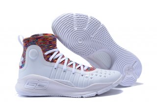 Under Armour Curry 4 Blanc Rouge Multicolore