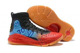 Under Armour Curry 4 Cny "Chinese New Year" Rouge Noir Bleu Jaune