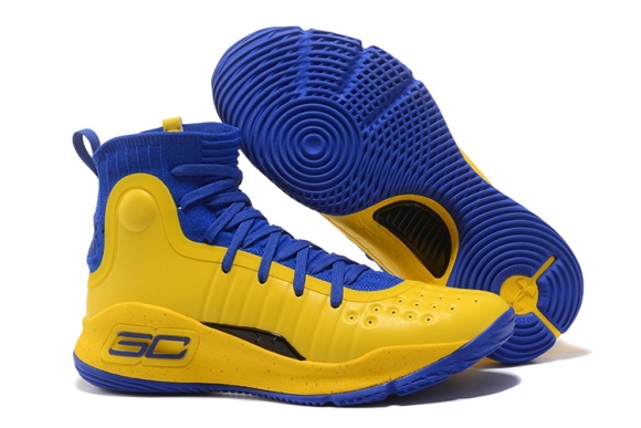 Under Armour Curry 4 Jaune Bleu