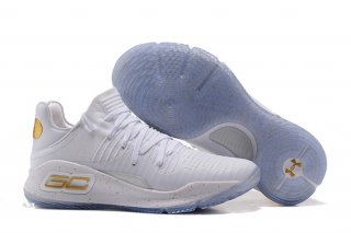 Under Armour Curry 4 Low Blanc
